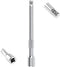 OriGlam 1/4" Drive Extension Socket Wrench, 4-Inch Ratchet Extender, Chromed Steel
