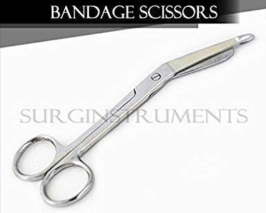 First Aid Stainless Steel EMT 5.5" Trauma Shears, Bandage Scissors by SurgicalOnline