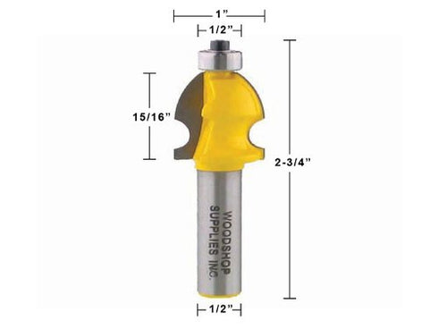 YONICO 15/16-Inch Architectural Molding Router Bits 1/2-Inch Shank 16136