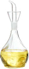 LumaGrove Oil and Vinegar Dispenser Glass, Non-Drip High Borosilicate Glass Olive Oil and