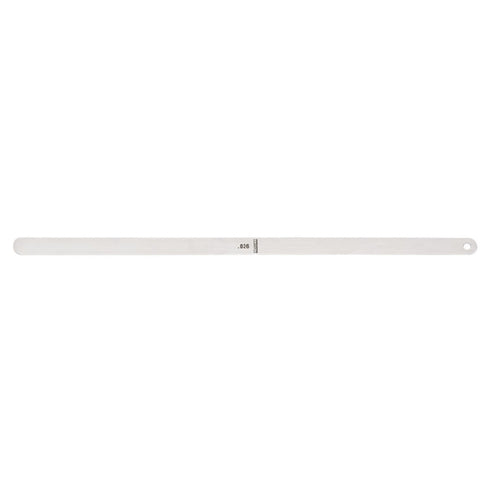 Starrett Stainless Steel Thickness Gage or Feeler Stock, 12" x 0.500" Size of Leaves, 0.026 Thickness