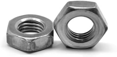 Newport Fasteners 1/2"-13 A563 Grade A Heavy Hex Jam Nut, Plain (Inch) (Quantity: 50)