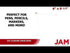 JAM PAPER Plastic 3 Hole Punch Binder Envelopes - #10 Wallet Booklet Clear Zip Closure 3/Pack