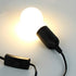 5.9ft 360W E26/E27 3-Pack Extension Hanging Lantern Cord Cable, HESSION Lamp Cord -MAX - On/Off Switch Black Pendant