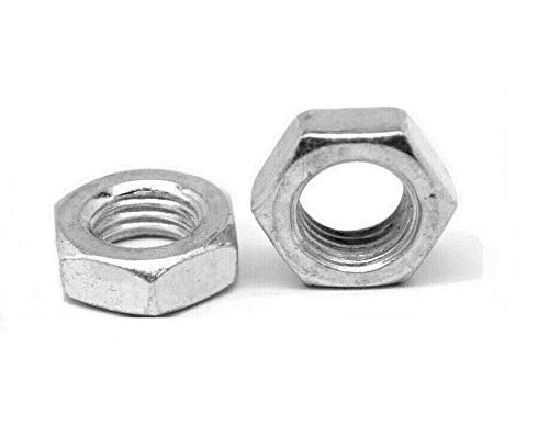 Generic 7/8-9- Hex Jam (Thin) Nuts Zinc Plated Low Carbon Grade 2 (25