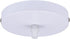 7" Arturesthome White Ceiling Plate Light Kit Rewind Single Hole with Hardware,Ceiling Canopy for Pendant Lighting