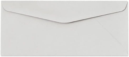 LUXPaper #9 Business Envelopes | Commercial Flap | 3 7/8" x 8 7/8" | Pastel Gray | 60lb. Text | 50 Qty by Envelopes.com