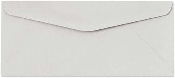 LUXPaper #9 Business Envelopes | Commercial Flap | 3 7/8" x 8 7/8" | Pastel Gray | 60lb. Text | 50 Qty by Envelopes.com