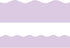 Lavender Bulletin Board Border - Light Purple Scalloped Border Trim for Classroom, 52ft One Roll