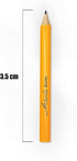 Mini Golf Pencils Without Erasers - 96 Count - Classic Pre-Sharpened #2 HB American Pew Pencils Standard Hex Shaped Bulk Pack by Nikola Works