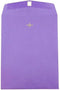 JAM PAPER 9 x 12 Colored Envelopes with Clasp Closure - 100/Pack - Violet Purple Recycled