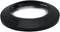 Fit 2.48" Outer Diameter Flange Water Pipe Cover, Black PP Plastic Escutcheon Collar for Wall Pipe Decoration