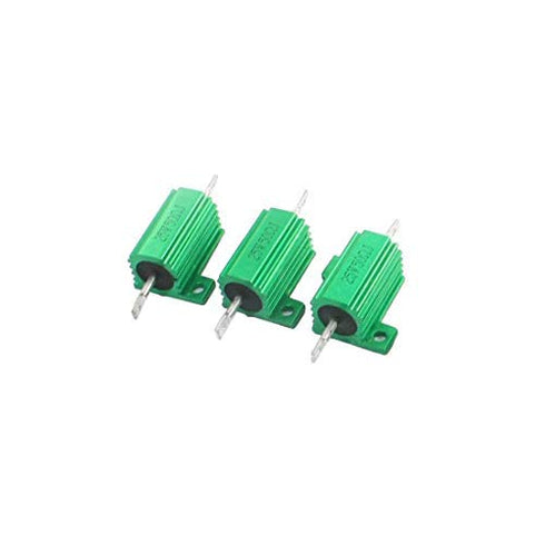 Yohii Wirewound Resistors 25W 50 Ohm Aluminum Resistors - 5pcs (G7.23)