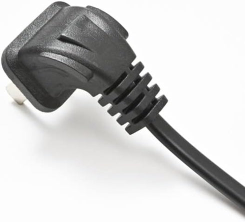 Elbow 90 Degree Angle 18AWG 2 Prong Replacement Cord, Lamp Repair Wire for Home Appliance