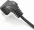 Elbow 90 Degree Angle 18AWG 2 Prong Replacement Cord, Lamp Repair Wire for Home Appliance