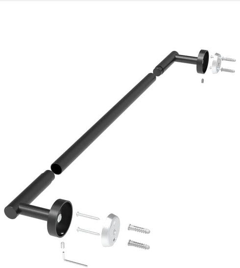 22 Inch SUS304 24 Inch RARXTR Matte Black Towel Bar Towel Rack for Bathroom Kitchen Hand Towel Holder Dish Cloths