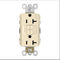 Legrand radiant 2097LACCD12 GFCI Self Test Decorator Duplex Outlet, 20 Amp, Light Almond, 1 Count