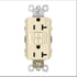 Legrand radiant 2097LACCD12 GFCI Self Test Decorator Duplex Outlet, 20 Amp, Light Almond, 1 Count