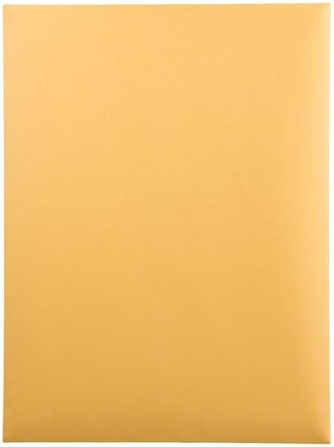 Quality Park Catalog Envelopes | Heavyweight/Gummed | 9x12, 28lb, Kraft | 100/Box