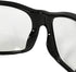 Crossfire CK7 Premium Safety Eyewear - Shiny Black Frame with Clear Lens