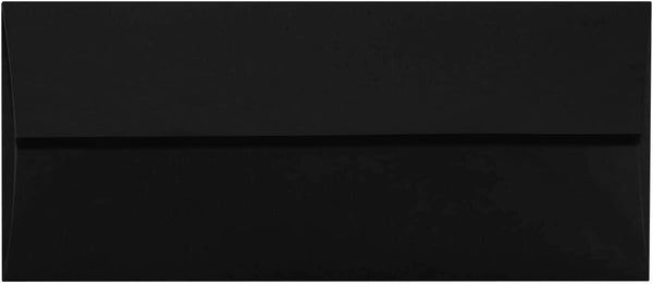 Hamilco Black Business Mailing Envelopes #10, 100 Pack 4 1/8 x 9 1/2"