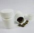 12 PCS 150 ML Plastic White Bottles, Empty Container with Screw Cap, Refillable Storage Holder for Different Items