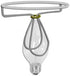 6 Inch Upgradelights Barrel Drum Clip On Chandelier Lamp Shade (White Silk)