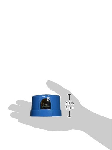 NSI Tork 5237-UL 5200 Series Utility Grade Electronic Twist Lock Photo Control with Fail on Mode, 105V, 305 VAC Silicon Photosensor Sensor,Blue