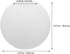 7-Inch VICASKY Globe Lamp Shade Replacement Diameter Plastic Round Light Cover for Floor Lamps and Wall Sconces Dome