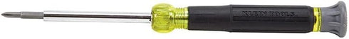 32581 4-in-1 Set 2 2 Klein Tools Electronics Screwdriver with Slotted, Phillips Precision Machined Bits, Ideal