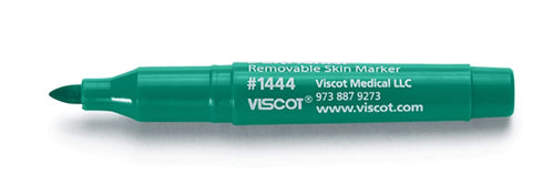 Mini EZ Removeable Ink Skin Marker Green 10 Pack