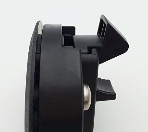 Slam Latch Hatch Round Pull Latch (OWACH AL-958-1) for Boat Deck RV Cabinet Door, Black, 1/4" Door