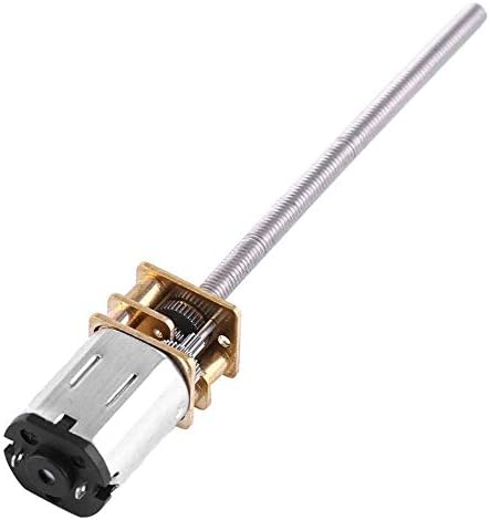 DC 6V Gear Motor High Electric with Long M355MM Screw Thread Output Shaft 30/60/100/150/200/300/400/500RPM