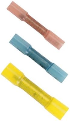 Ancor 309199 Marine Grade Electrical Nylon Insulated Heat Shrink Butt Connectors - 100-Pack, 16 to 14-Gauge