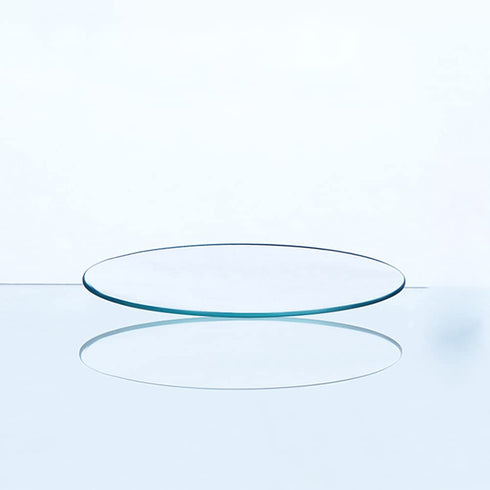 SOLUSTRE 8pcs Beaker Lid Glass Watch Instruments, Laboratory Glass Beaker Cover for Chemistry Glasses