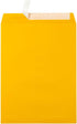 LUXPaper Open End Envelopes 10 x 13 | Peel & Press | Sunflower Yellow | 80lb. Text | 50 Qty