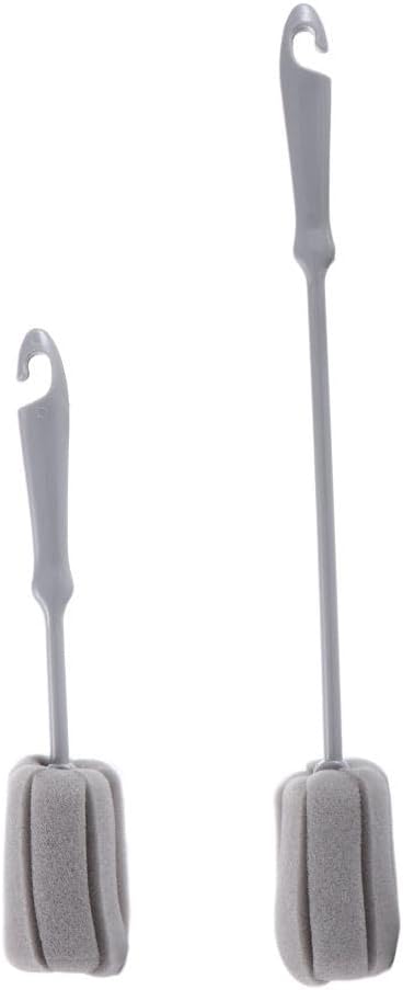 generic AM15SD06NJUUS Soft Sponge Bottle Cleaning Brush, Plastic Handle Cup Brush Scrubber, Wine Glass Sponge Vase