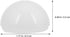10pcs Toyvian Plastic Lamp Shade Vanity Light Globe Replacement Half Sphere Cover for Bathroom Makeup Mirror Wall