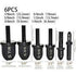 HVAC Swage Tool Set, Boring Drill Bits, Air Conditioner Copper Tube Expander, Swaging Tool Drill Bit Set