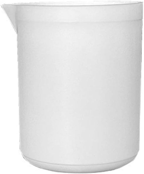 Plastic Graduated Beaker Lab Beaker, 250ML Measuring Liquid Container with Handle and Spout