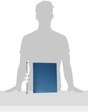 Avery 1 Inch Round Rings Hanging Storage 3 Ring Binder, Blue (14800)