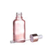 Furnido 6 Pcs,3.4 Oz Pink Glass Dropper Bottle for Essential Oils,Empty Glass Massage Oil Bottle Holder With Glass
