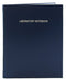 BookFactory Blue Lined Lab Notebook, 168 Blue Grid Pages, 8 7/8" x 11 1/4"