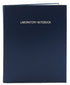 BookFactory Blue Lined Lab Notebook, 168 Blue Grid Pages, 8 7/8" x 11 1/4"