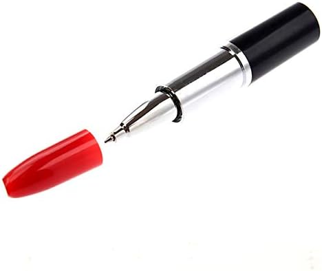 DomeStar Mini Cute Ballpoint Pen Bulk, 24 PCS Fun Novelty Lipstick Shape Pens, Multicolor for Birthdays and Children's