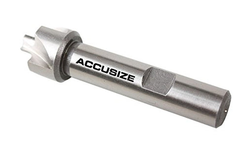 Accusize Industrial Tools Hss Corner Rounding End Mill, 5/32'' Radius, 1/2'' Shank Diameter, 3'' Oal