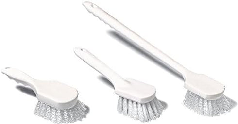 SPARTA 4054200 Nylon Dish Scrub Brush, 8 Inches, Utility Cleaning Brush with Hanging Hole