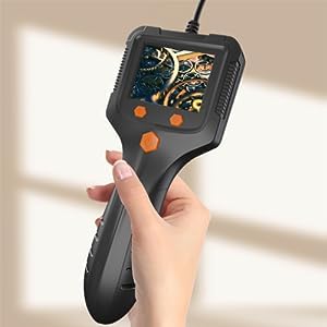 Daxiongmao 1080P IP67 Endoscope Camera with Light, HD Borescope, Waterproof Snake Camera Ideal for Inspecting Walls