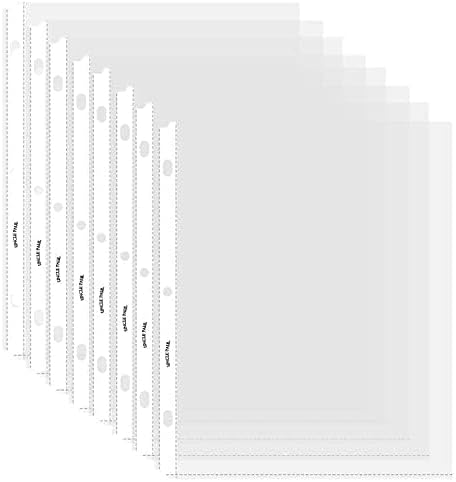 Sheet Protectors - 50 Sheets 4 mils Strong Extra Heavyweight Clear Top Load 8.5 x 11 Inch for 3 Ring Binder