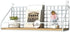 Nvzi -c Nail Board Rack Set, Metal Bracket, Display Wall Organizer, Office Garage